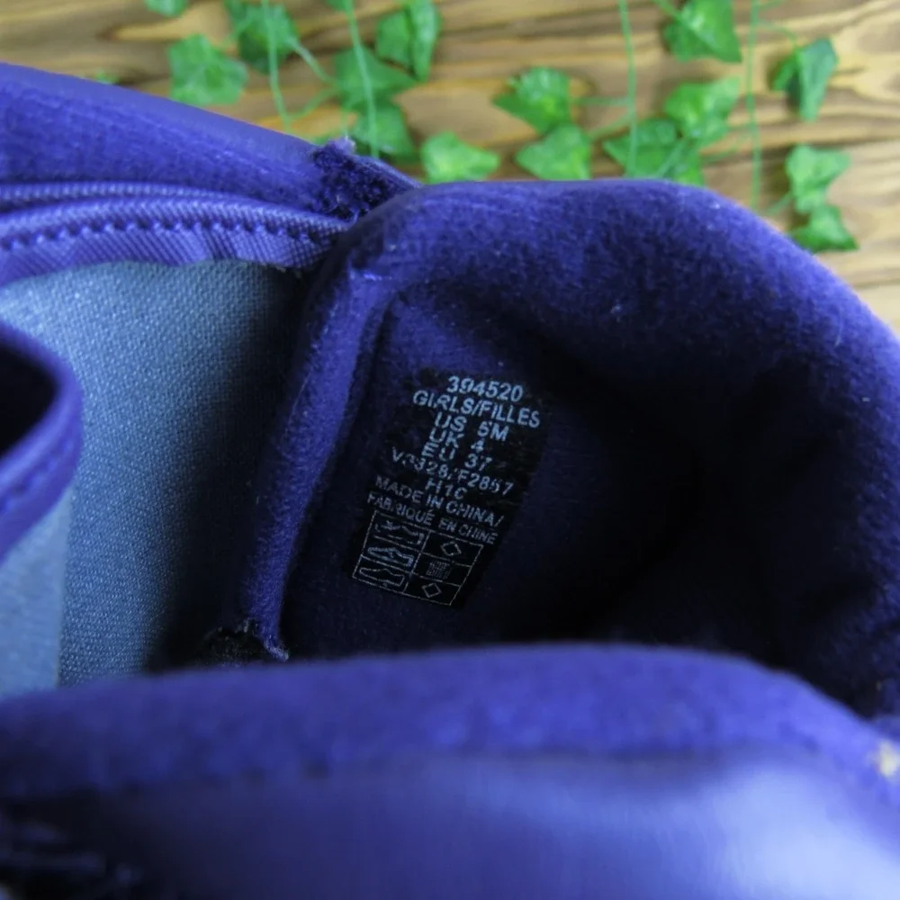Lands End Girls‎ Purple Winter Snow Boots US 5M Pull On Casual